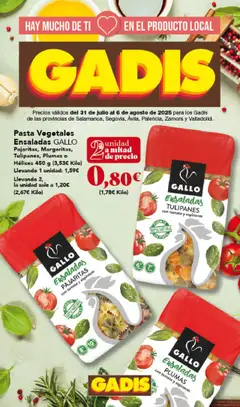 Vista previa del folleto de la tienda Gadis válido desde el 31/07/2025 