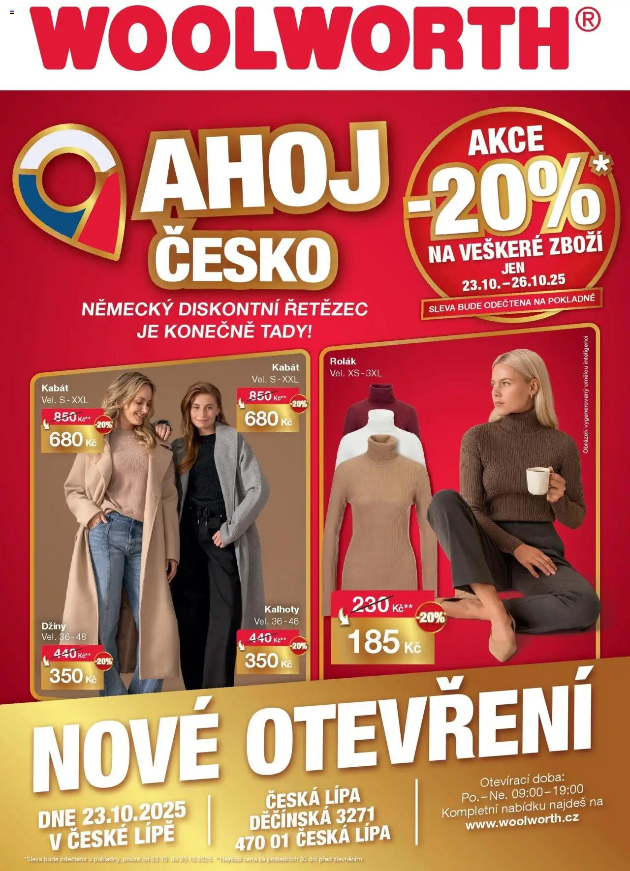  Woolworth Leták - Česká Lípa (23.10.2025 - 26.10.2025)