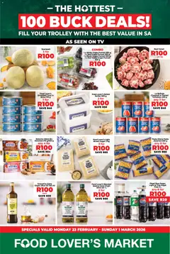 Preview of Food Lover's Market flyer valid from 23/02/2026