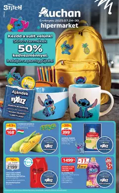 Auchan - Akciós újság Auchan megtekintése, amely érvényes 2025.07.24.-től