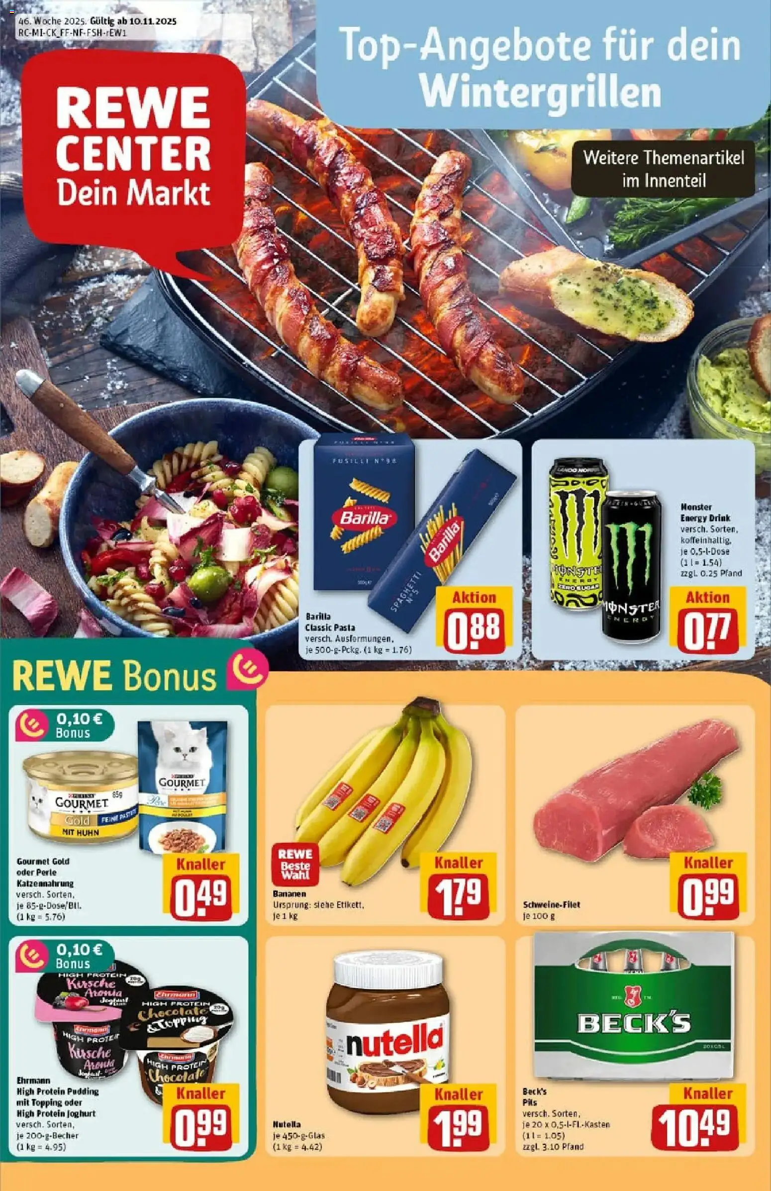 Vorschau von dem Prospekt des Geschäftes Rewe, gültig ab dem 09.11.2025
