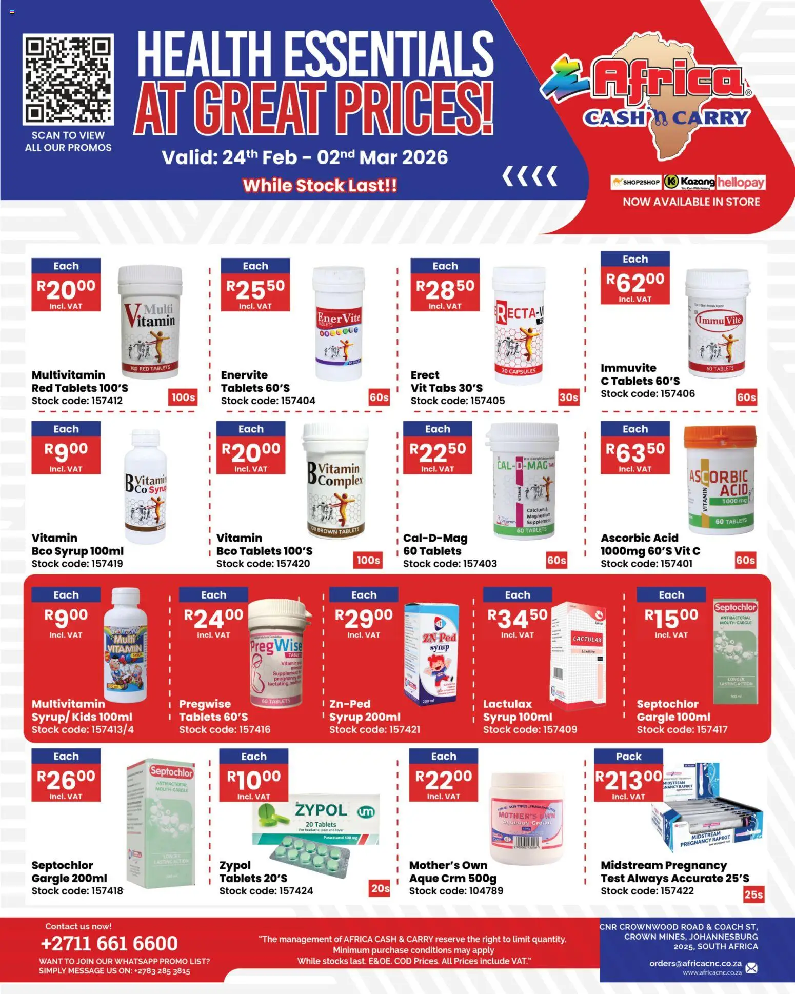 Preview of Africa Cash & Carry flyer valid from 24/02/2026