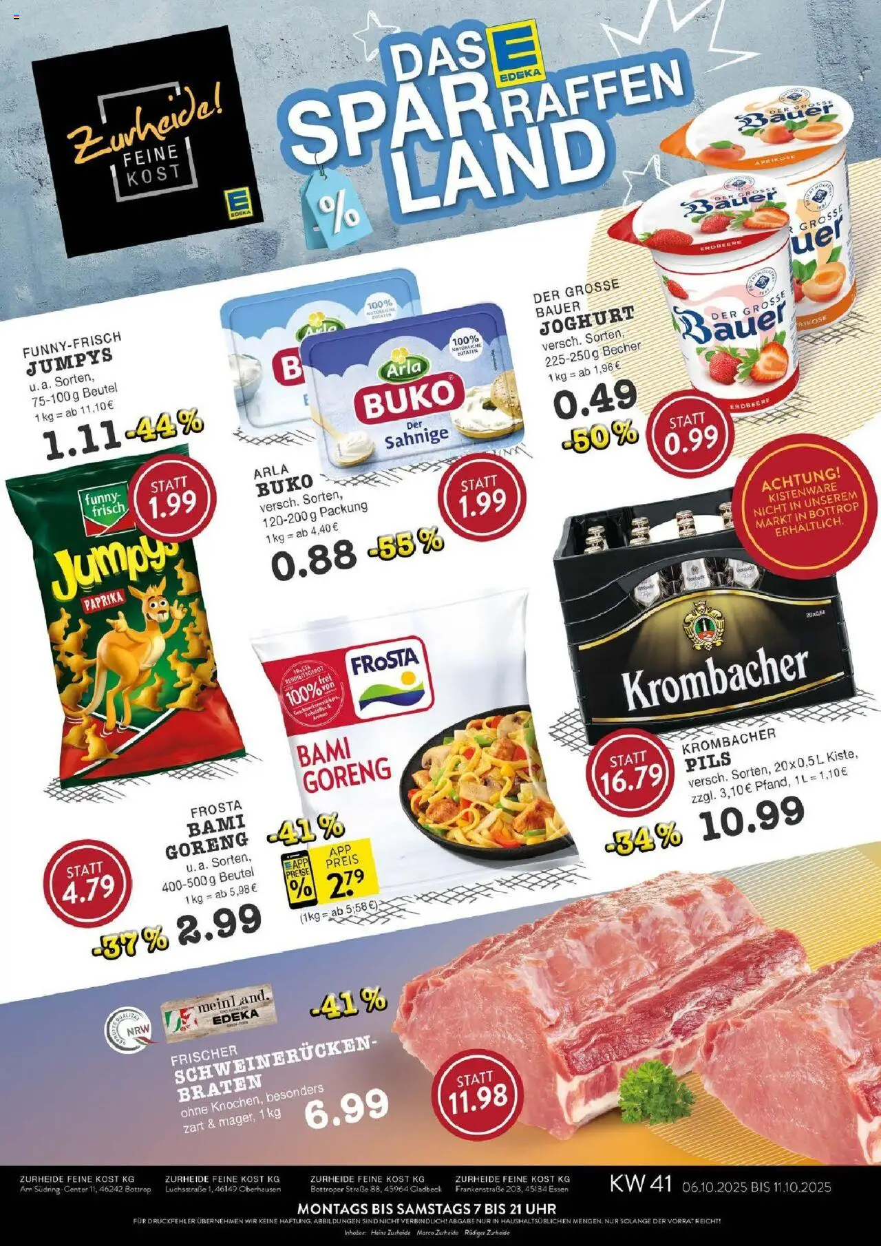 EDEKA Prospekt ab 06.10.2025 - Prospekt Oberhausen Online