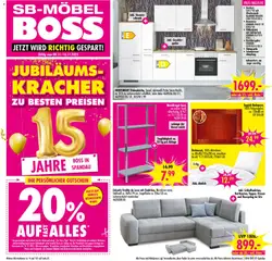 Vorschau von dem Prospekt des Geschäftes SB Möbel Boss, gültig ab dem 08.11.2025