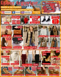 Pregled letka Katalog trgovine Izbor trgovine vrijedi od 2025.10.17