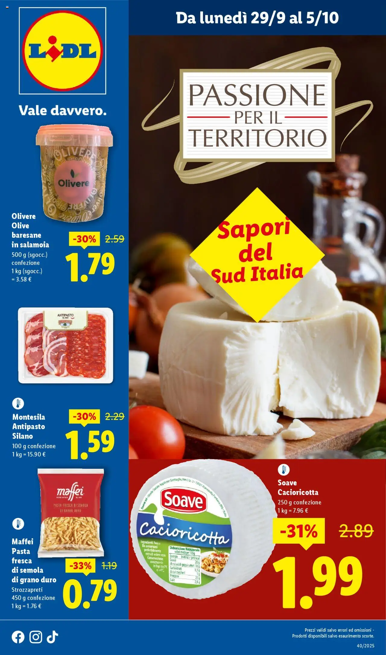Volantino Lidl valido da 29/09/2025 numero di pagina 1
