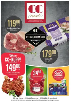 Forhåndsvis CC Mat kundeavis fra butikk CC Mat gyldig fra 16/03/2026
