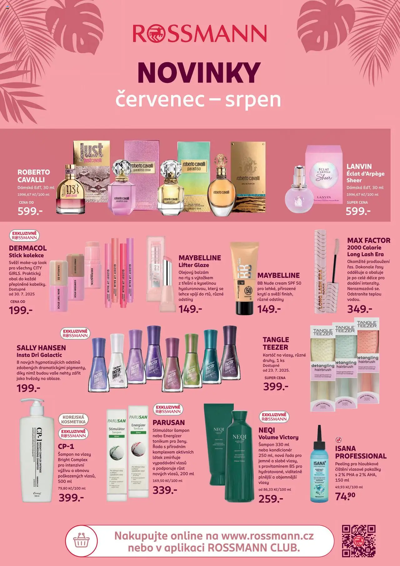 Rossmann Leták - Novinky červenec - srpen (16.07.2025 - 12.08.2025)