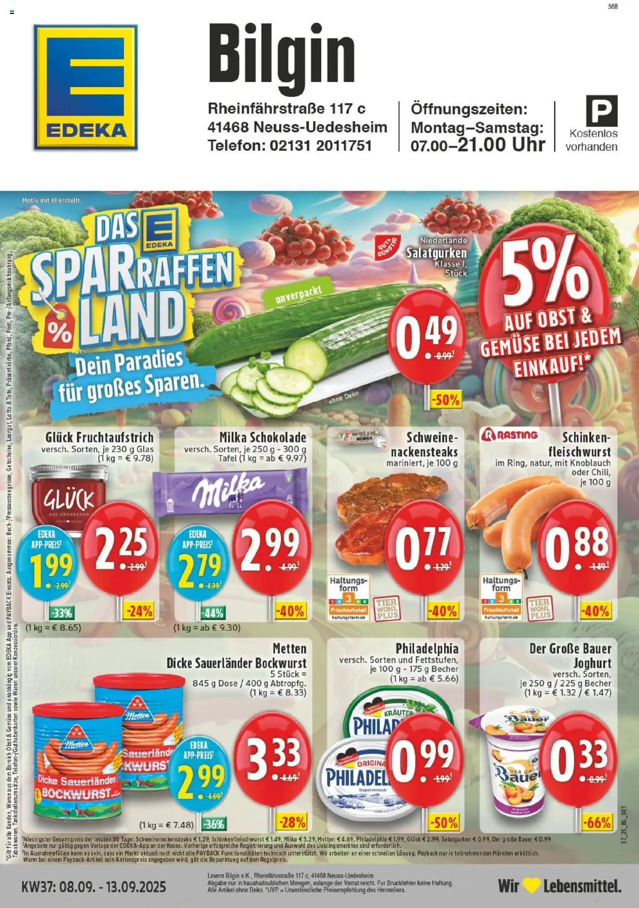 EDEKA Prospekt ab 07.09.2025 - Prospekt Neuss Online