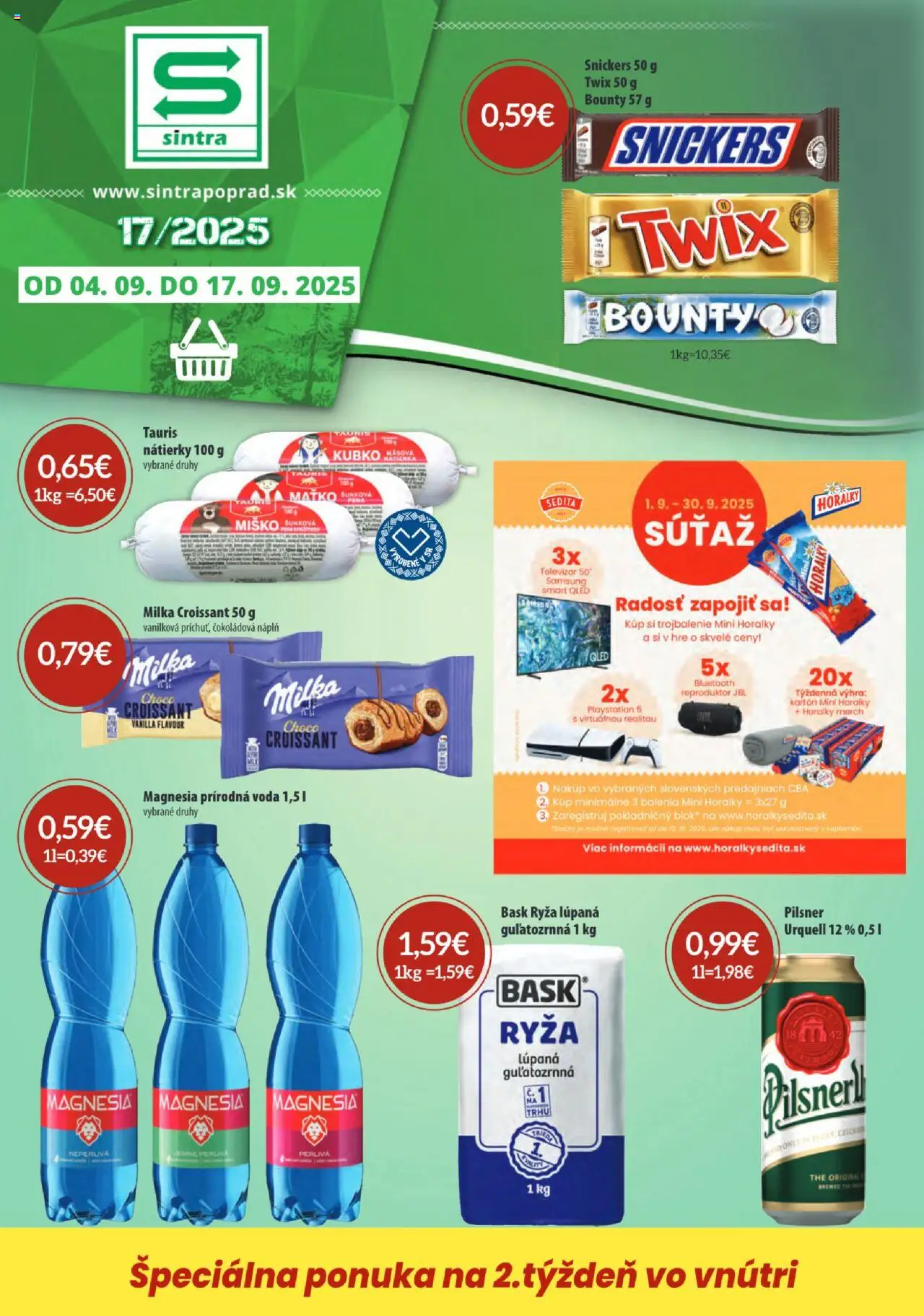 Náhľad Sintra letáku platného od 04.09.2025