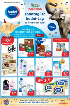 Vorschau von dem Prospekt des Geschäftes Budni, gültig ab dem 08.09.2025