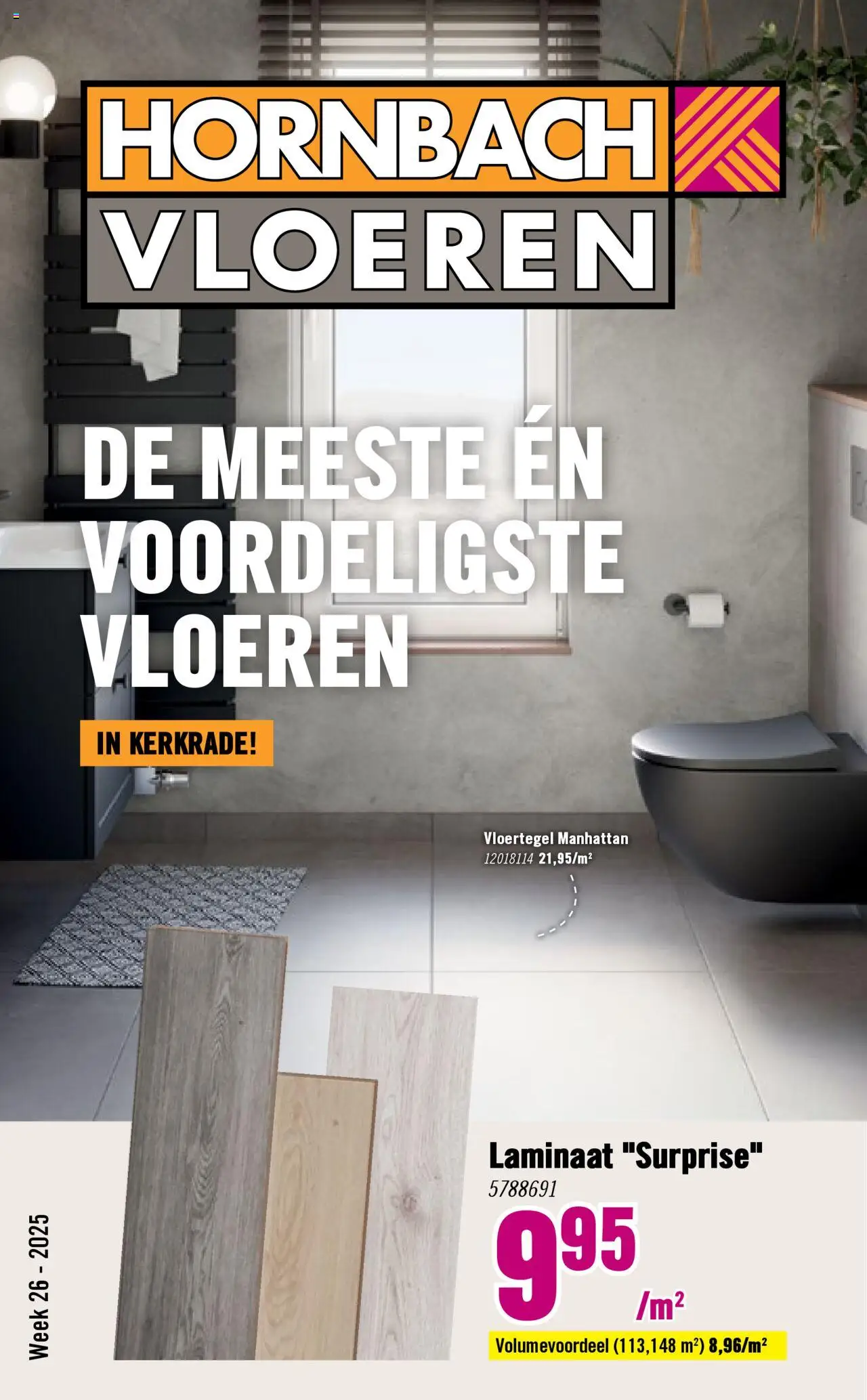 Hornbach shop Vloeren folder geldig vanaf 23-06-2025 - Paginanummer 1 - Vloeren