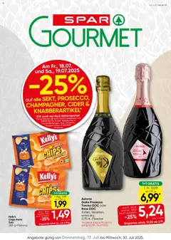 Vorschau der Angebote: SPAR Gourmet Flugblatt gültig ab 17.07.2025