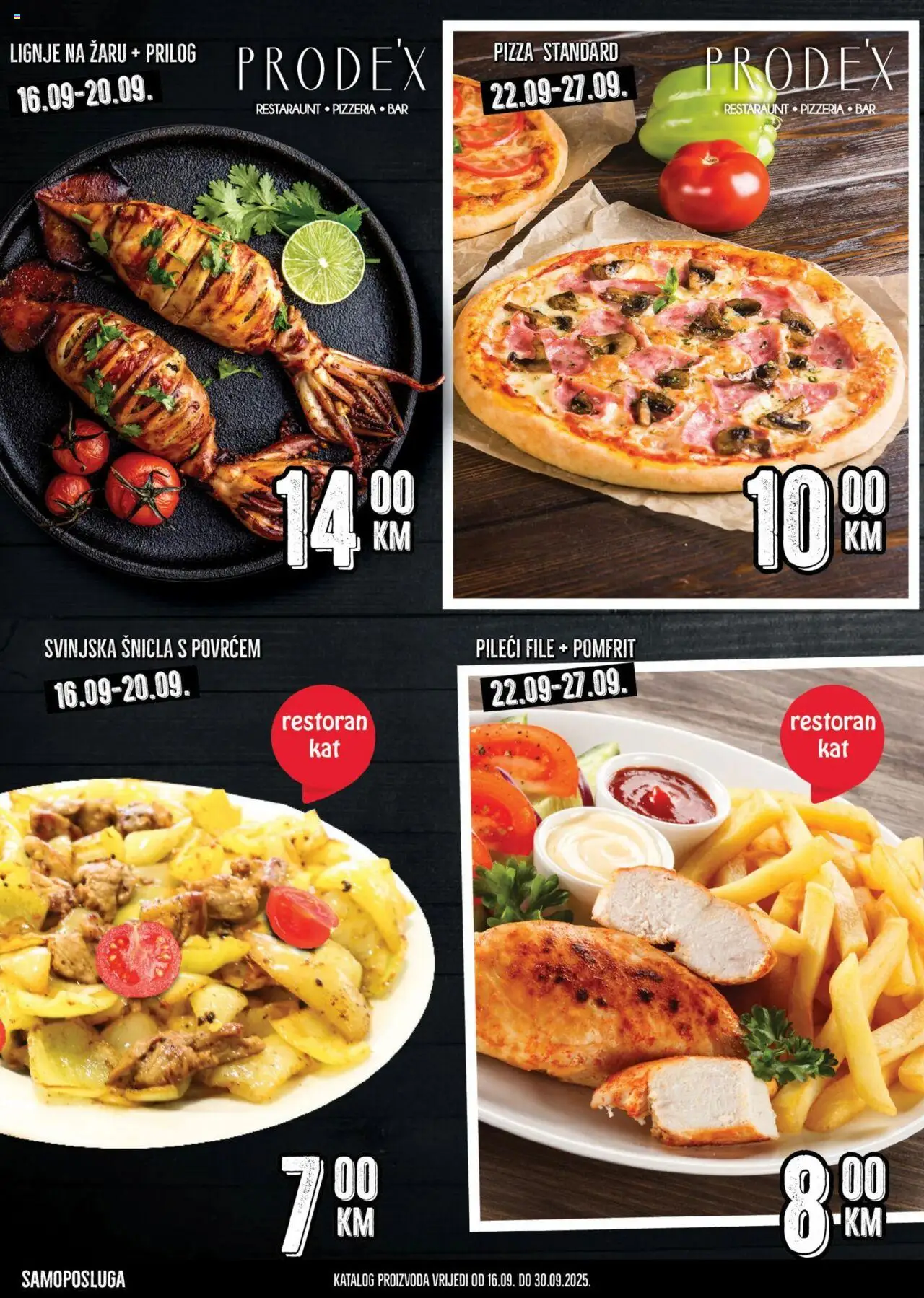 Pregled letka Katalog trgovine Prodex vrijedi od 2025.09.16