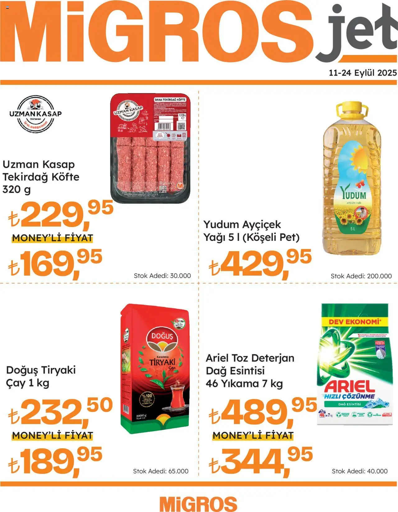 Migros Katalog 11 Eylül 2025 - Broşür "Migros Jet Dijital" - Sayfa numarası 1