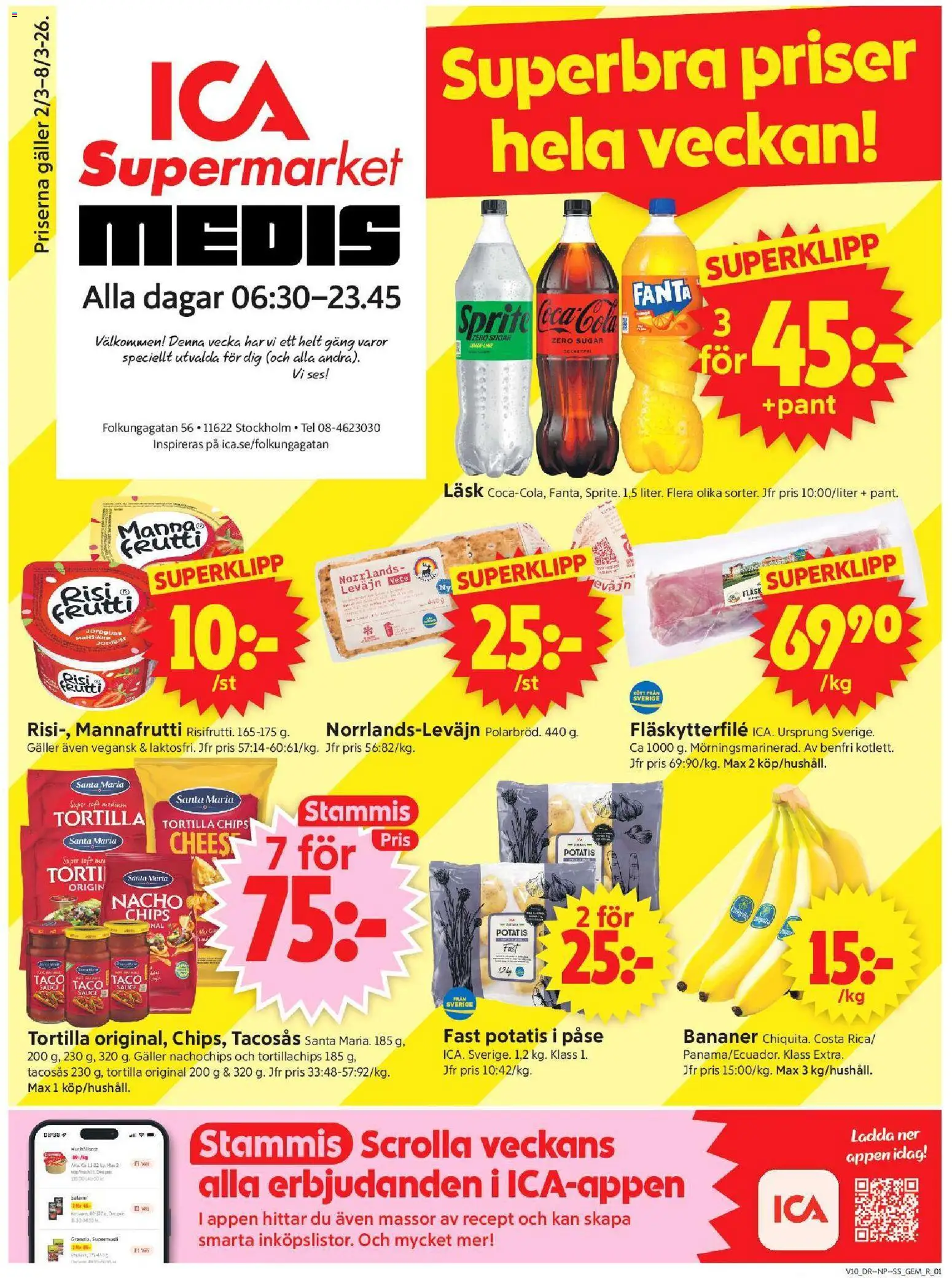 Förhandsgranska reklamblad Stockholm från butik ICA Supermarket gäller från 02/03/2026