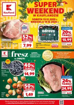 Pogląd gazetki "Super weekend" ze sklepu Kaufland ważnej od 13.12.2025