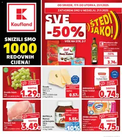 Pregled letka Slavonski Brod trgovine Kaufland vrijedi od 17.09.2025