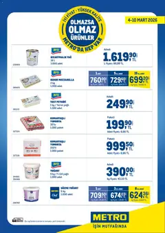 Metro Metro - Olmazsa Olmaz Ürünler 04.03.2026 - Broşürünün önizlemesi