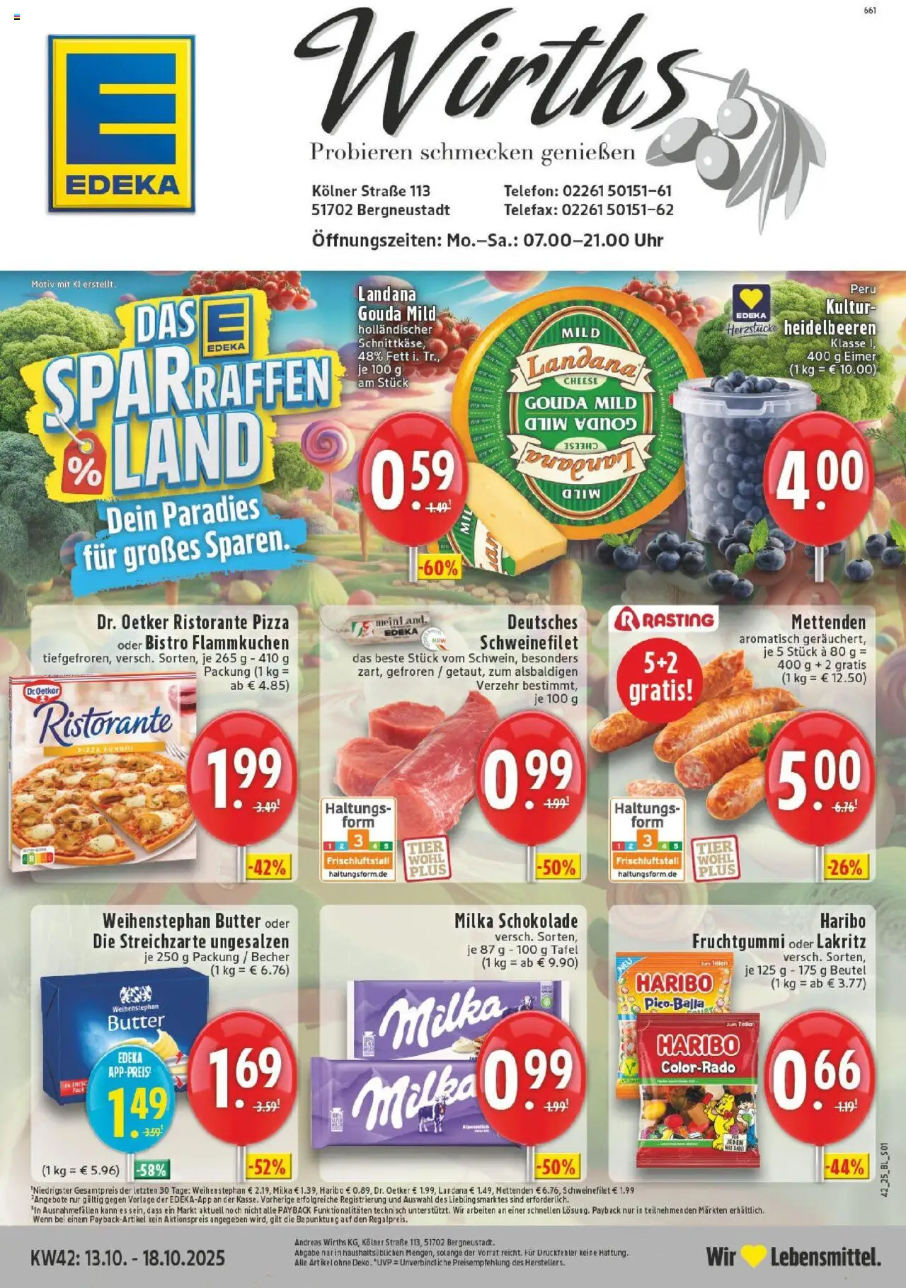 EDEKA Prospekt ab 13.10.2025 - Prospekt Bergneustadt Online
