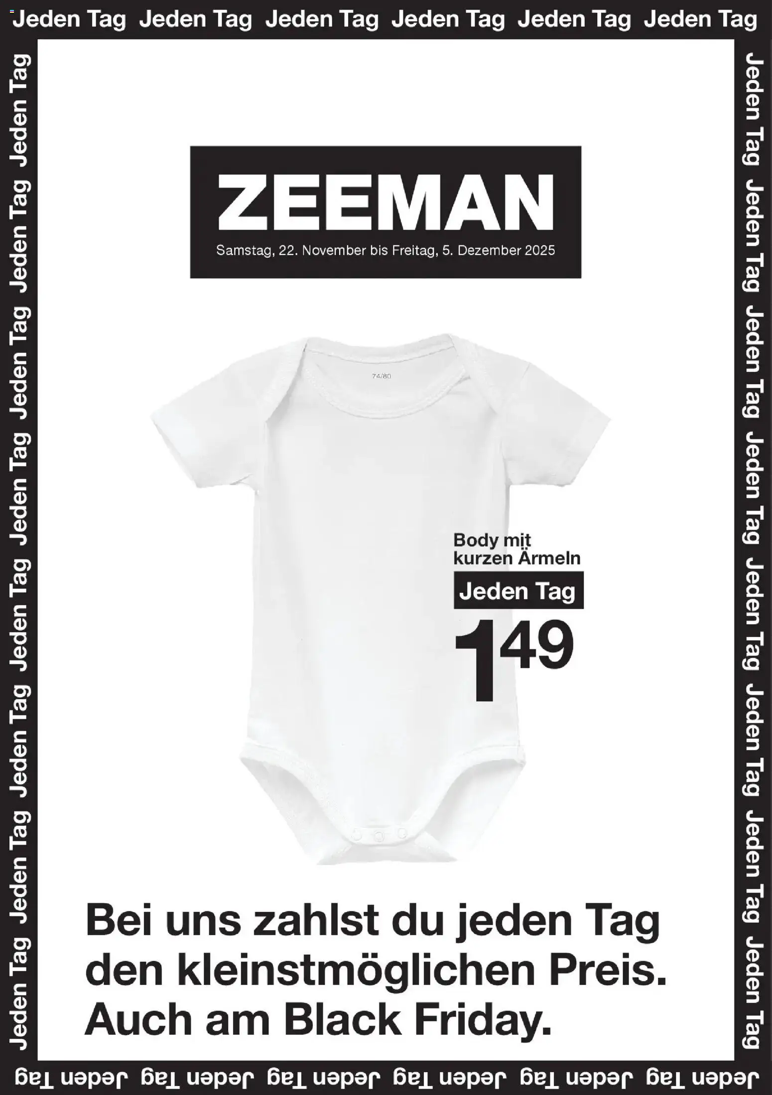 Vorschau von dem Prospekt des Geschäftes Zeeman, gültig ab dem 21.11.2025