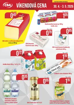 Náhľad CBA Verex letáku platného od 30.04.2026