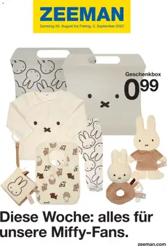 Vorschau von dem Prospekt des Geschäftes Zeeman, gültig ab dem 30.08.2025