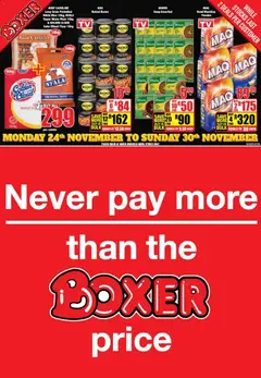 Preview of Boxer flyer valid from 24/11/2025