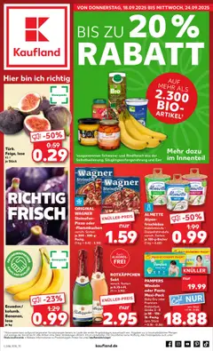 Vorschau von dem Prospekt des Geschäftes Kaufland, gültig ab dem 18.09.2025