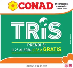 Anteprima dell'opuscolo TRIS dal negozio Conad valido da 08/04/2026