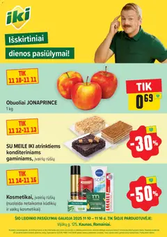 IKI parduotuvės leidinio Leidinys - Specialūs pasiūlymai IKI Vijūkai parduotuvės klientams galiojančio nuo 2025.11.10 peržiūra