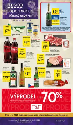 Náhled nabídky: Tesco Supermarket platný od 27.12.2025
