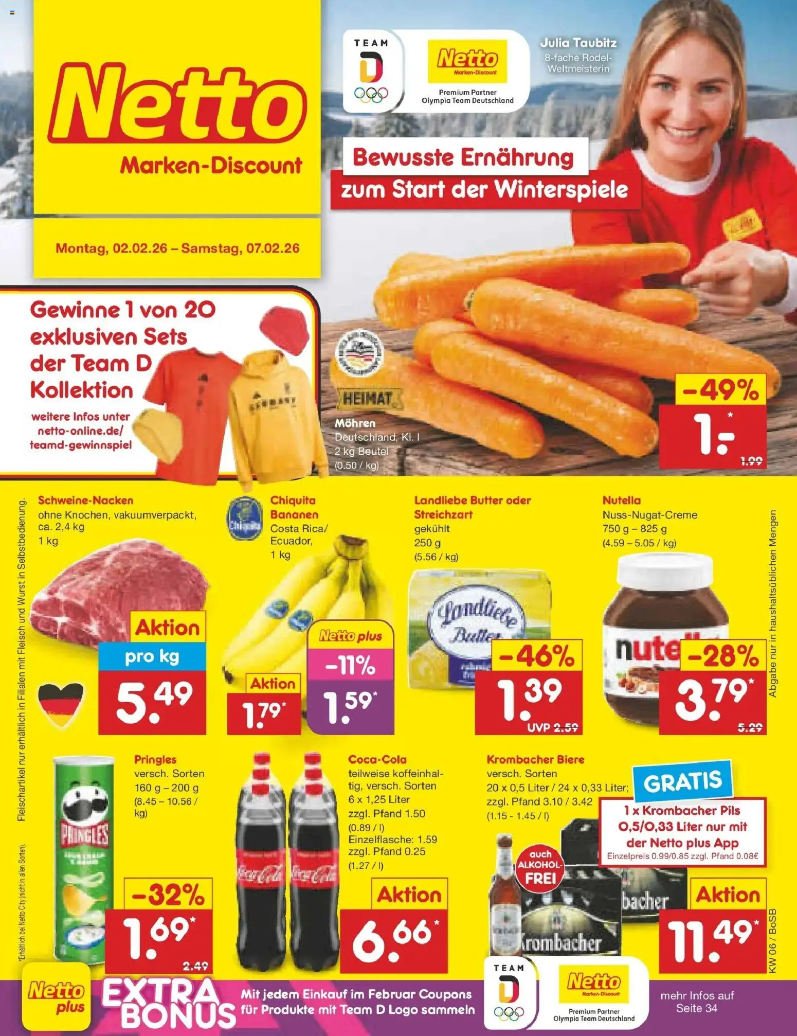 Vorschau von dem Prospekt des Geschäftes Netto Marken-Discount, gültig ab dem 01.02.2026