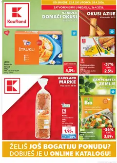 Pregled letka Slavonski Brod trgovine Kaufland vrijedi od 22.04.2026