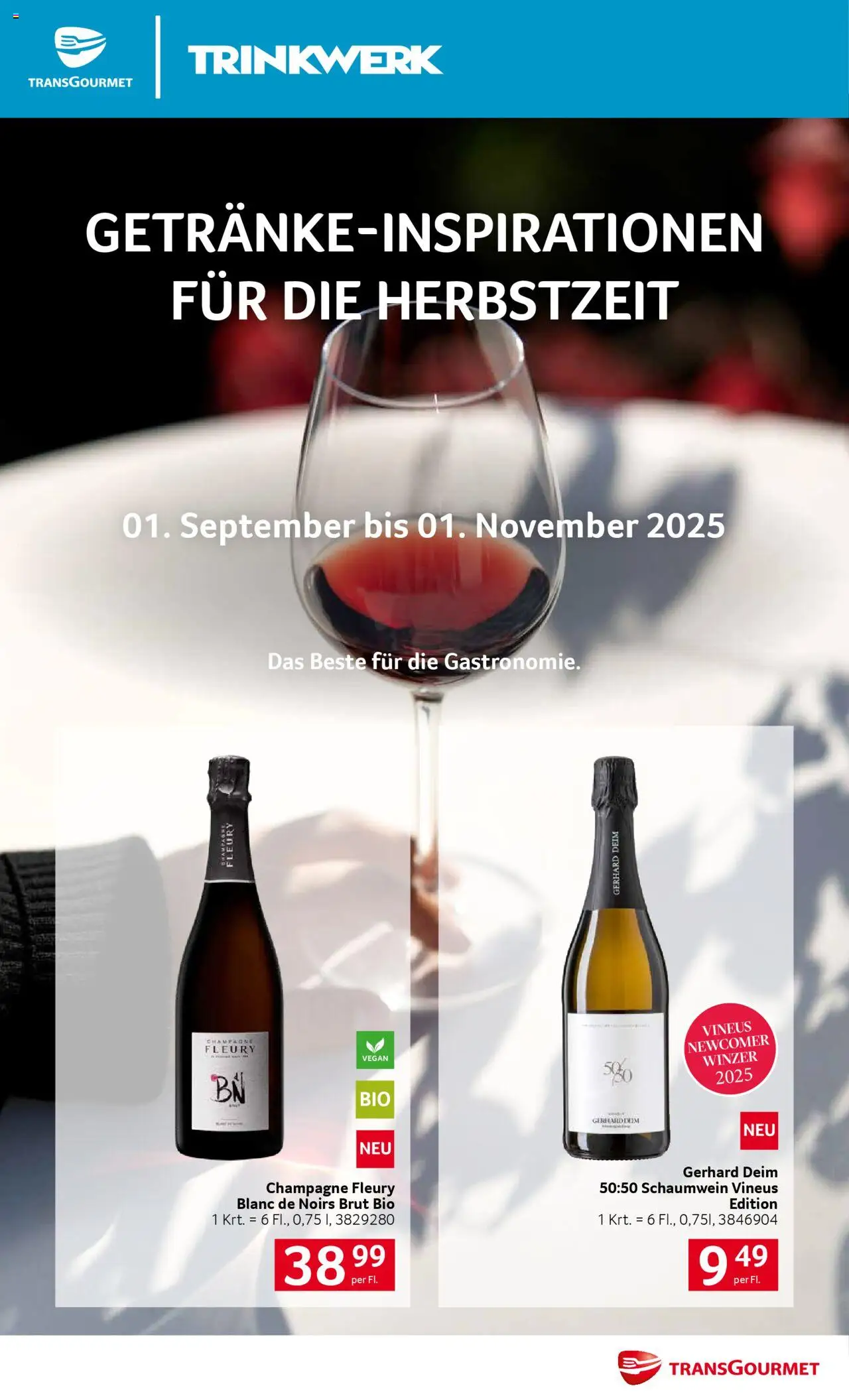  Transgourmet Trinkwerk Herbst ab (01.09.2025 - 01.11.2025) - Seite 1
