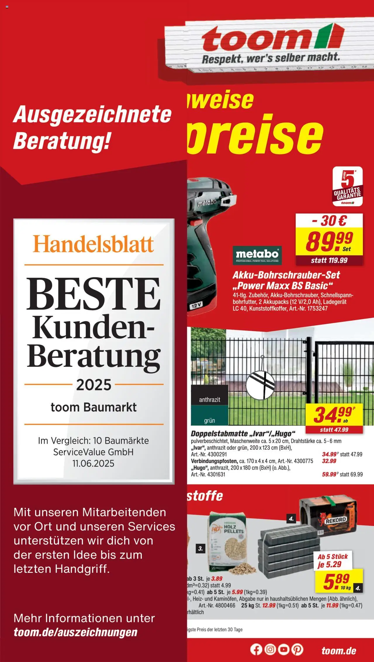 Toom Baumarkt Prospekt (vom 23.08.2025 - 29.08.2025)