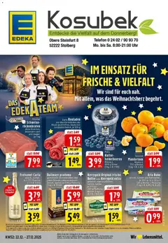 Vorschau von dem Prospekt des Geschäftes Edeka, gültig ab dem 22.12.2025