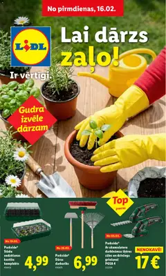 Skatīt Lidl akciju bukletu, derīgs no 16.02.2026.