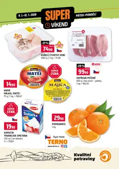 Náhled nabídky: Terno Super víkend platný od 09.01.2026