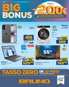 Anteprima dell'opuscolo BRUNO volantino Milazzo dal negozio BRUNO valido da 09/04/2026