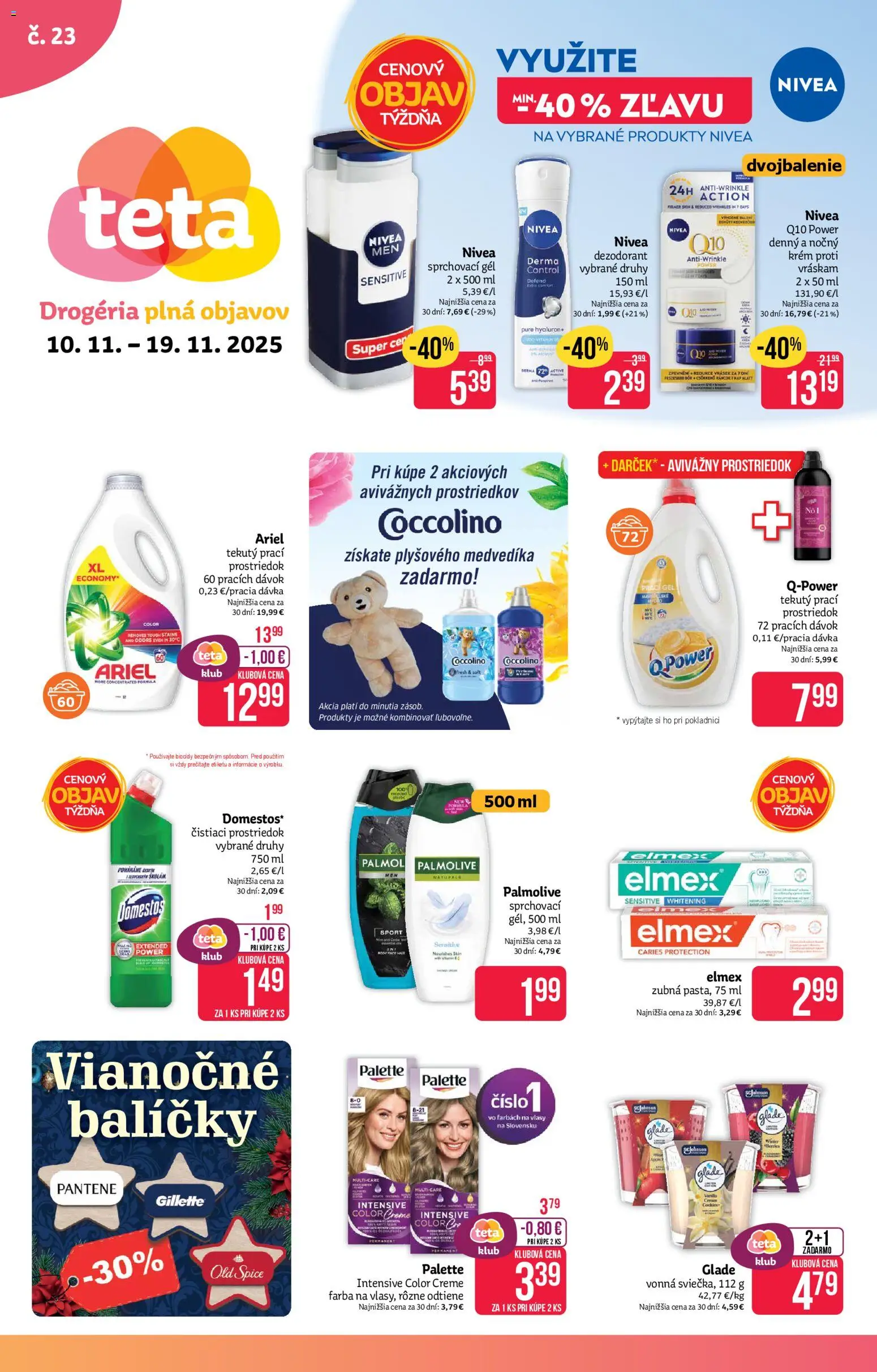 Náhľad Teta drogerie letáku platného od 10.11.2025