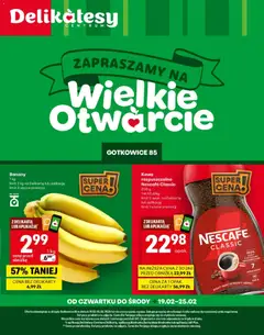 Pogląd gazetki "Gotkowice Otwarcie" ze sklepu Delikatesy Centrum ważnej od 19.02.2026