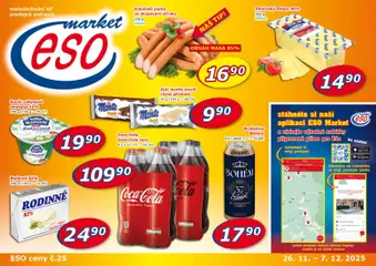 Náhled nabídky: Eso market Leták platný od 26.11.2025