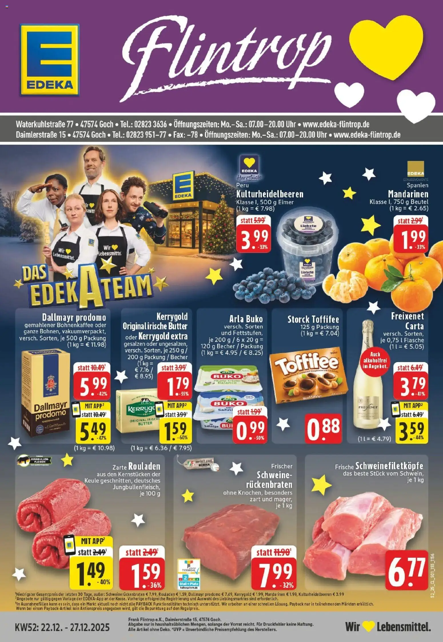 Vorschau von dem Prospekt des Geschäftes Edeka, gültig ab dem 22.12.2025
