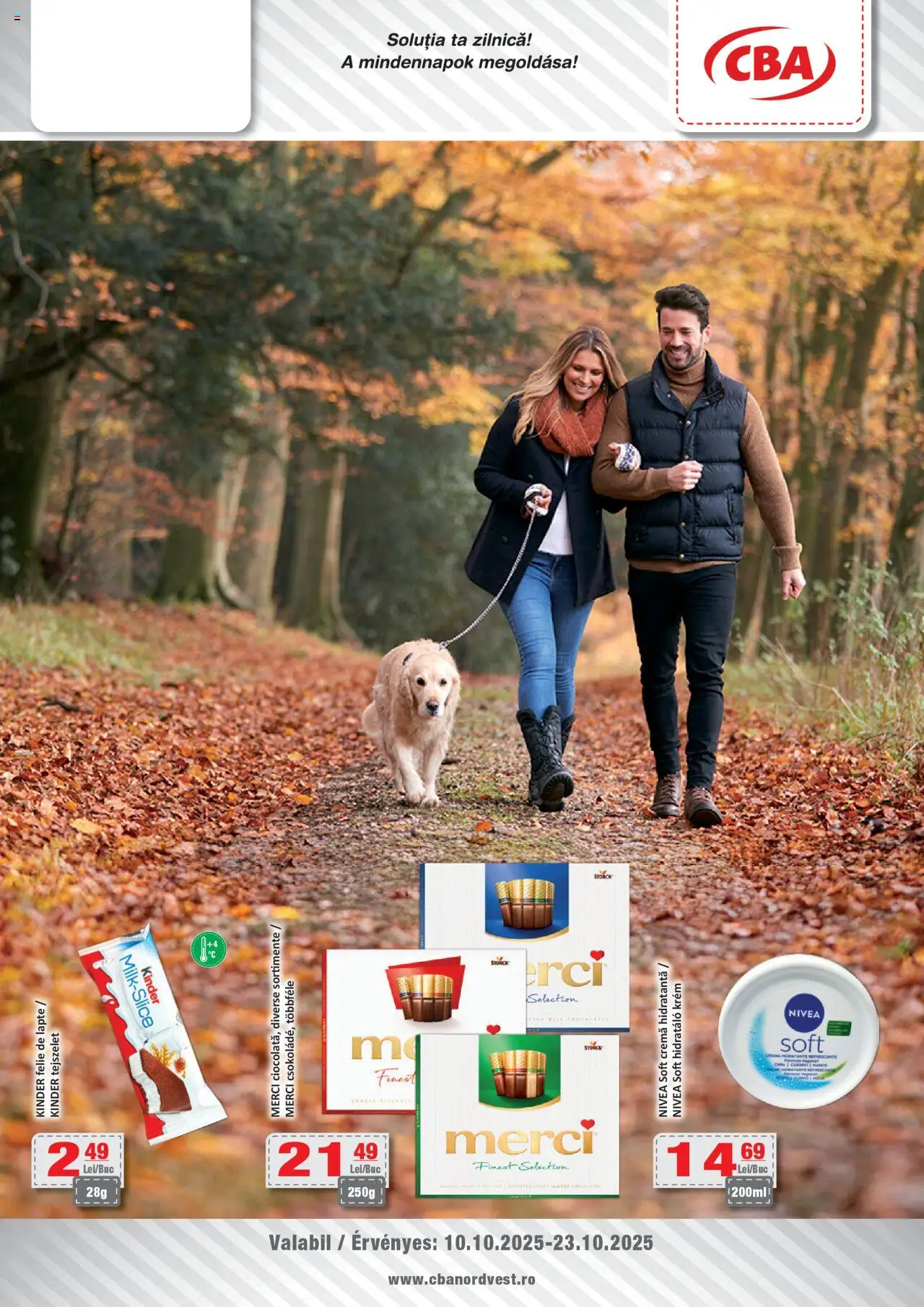 CBA Catalog CBA de la 10.10.2025 - Pagină 1 - Lapte, Cremă, Nivea, Merci, Cremă hidratantă