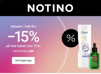 Eksempel på tilbudsavis Notino fra butik Tilbud gyldig fra 10/04/2026
