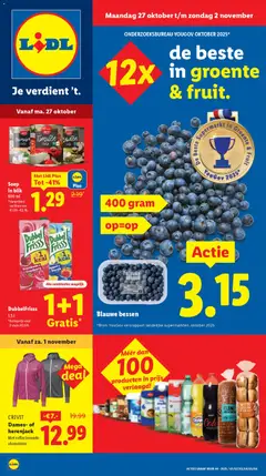 Voorbeeld van Folder week 44 van winkel Lidl geldig vanaf 27-10-2025