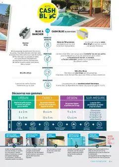 Prévisualisation de Catalogue du magasin Cash Piscines formulaire valide 01/03/2024 | Page: 9