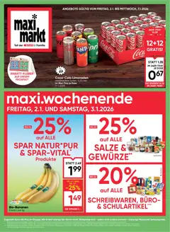 Vorschau der Angebote: Maximarkt Flugblatt gültig ab 02.01.2026