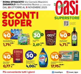 Anteprima dell'opuscolo Volantino Superstore dal negozio Oasi valido da 23/10/2025